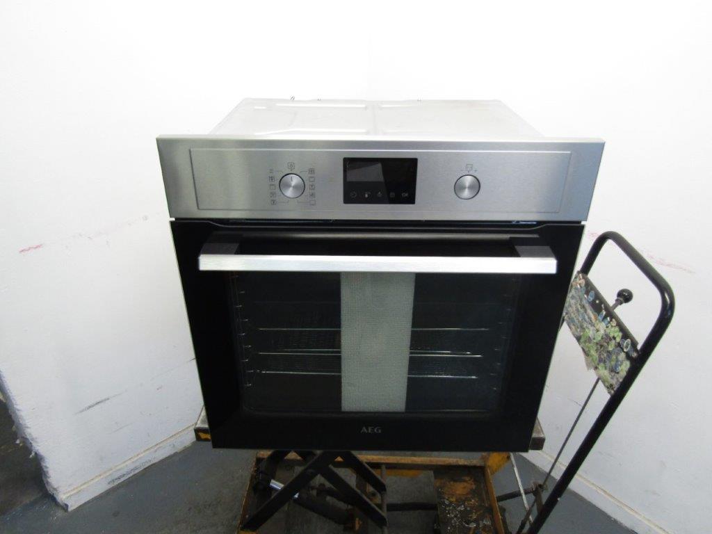 AEG BPX535A61M Single Oven Electric Built in Pyrolytic Stainless Steel GRADE A