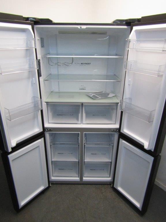 Haier Cube 90 Series 5 HCR5919ENMB 4 Door Fridge Freezer Black GRADE B