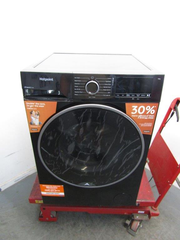 Hotpoint HBCA123BCAREUK Washing Machine 12kg 1400rpm in Black GRADE B