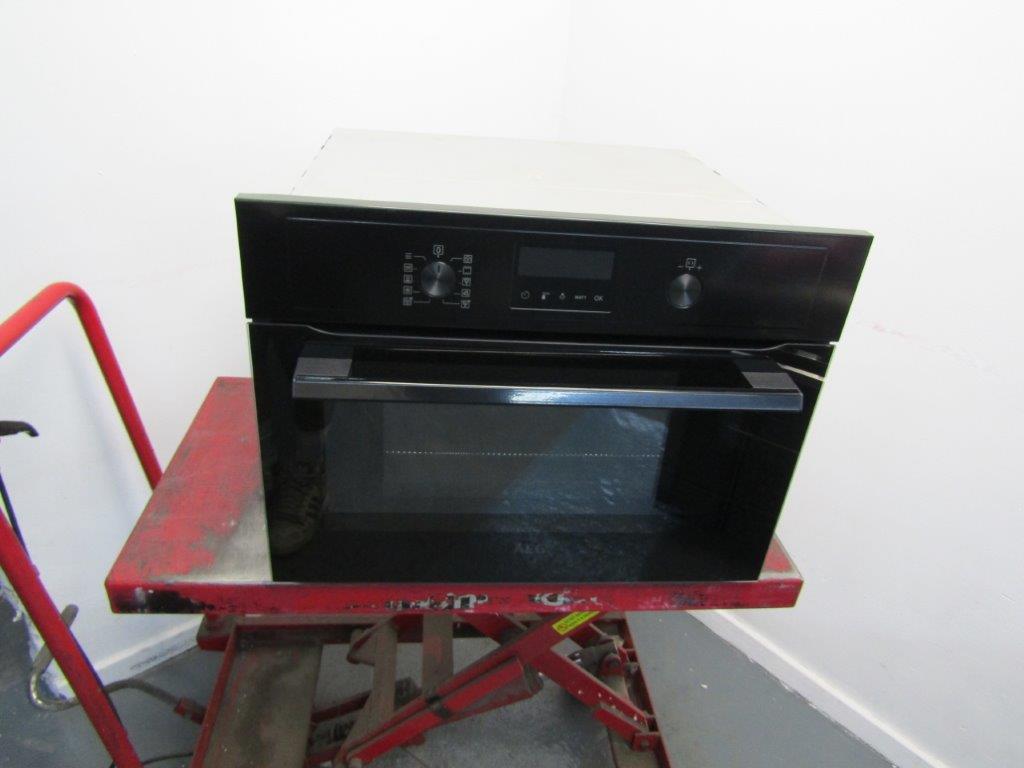 AEG KMX365060B Combi Integrated Microwave and Oven Black GRADE B