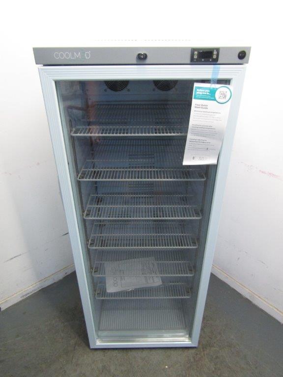 CoolMed CMG300 Pharmacy Refrigerator Large Glass Door 300L REFURBISHED