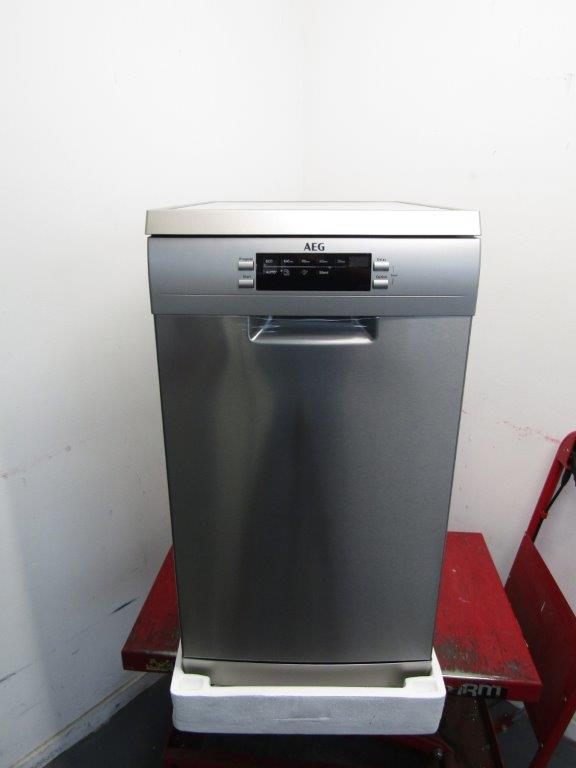 AEG FFB73527ZM Slimline Dishwasher Freestanding Stainless Steel GRADE A