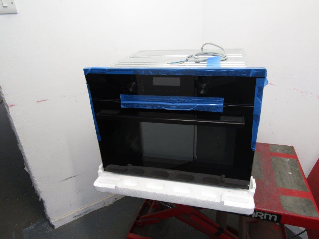 AEG OK6NK40K Built In Combination Microwave Oven in Black GRADE A