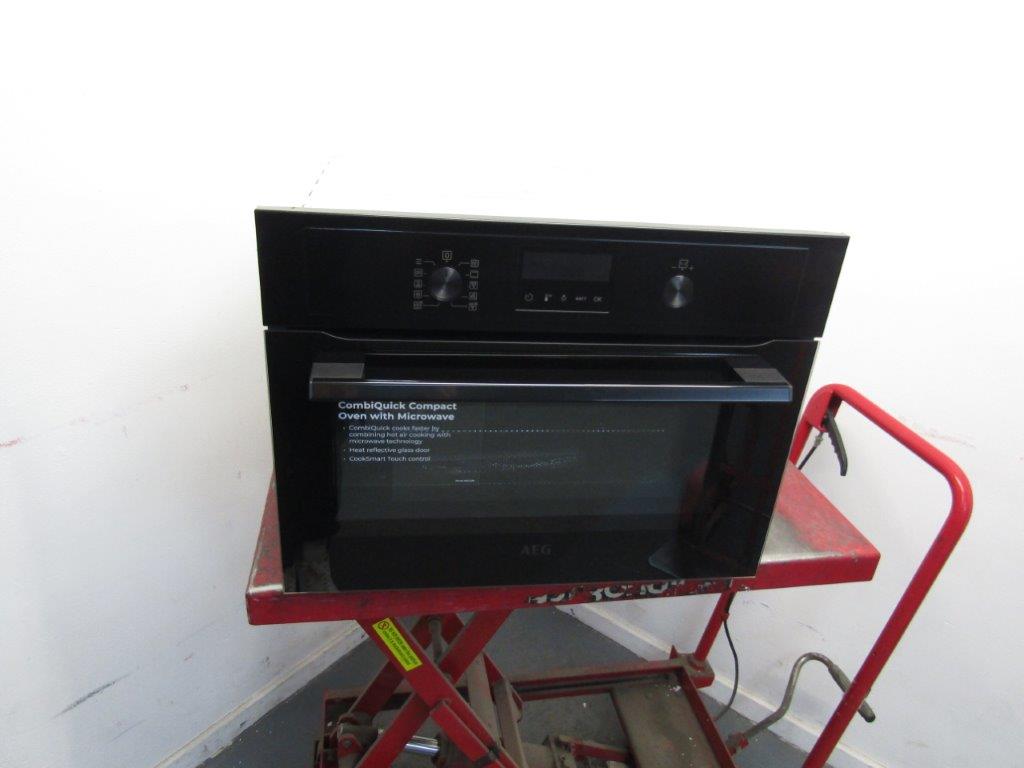 AEG KMX365060B Combi Integrated Microwave and Oven Black GRADE B