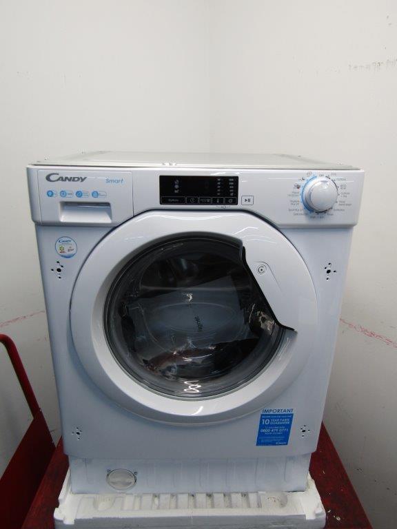 Candy CBW59D1XE Smart Integrated Washing Machine 9kg 1500rpm in White GRADE A