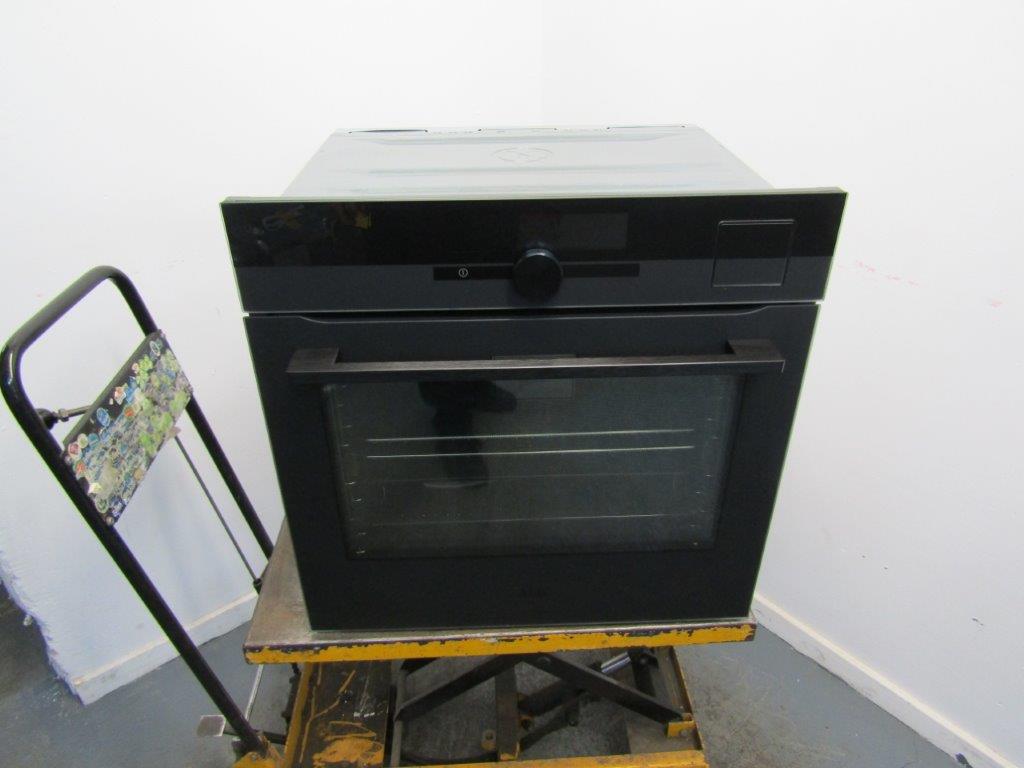 AEG BSK999330T Built in Single AutoSense Electric Steam Oven in Matt Black REFURBISHED