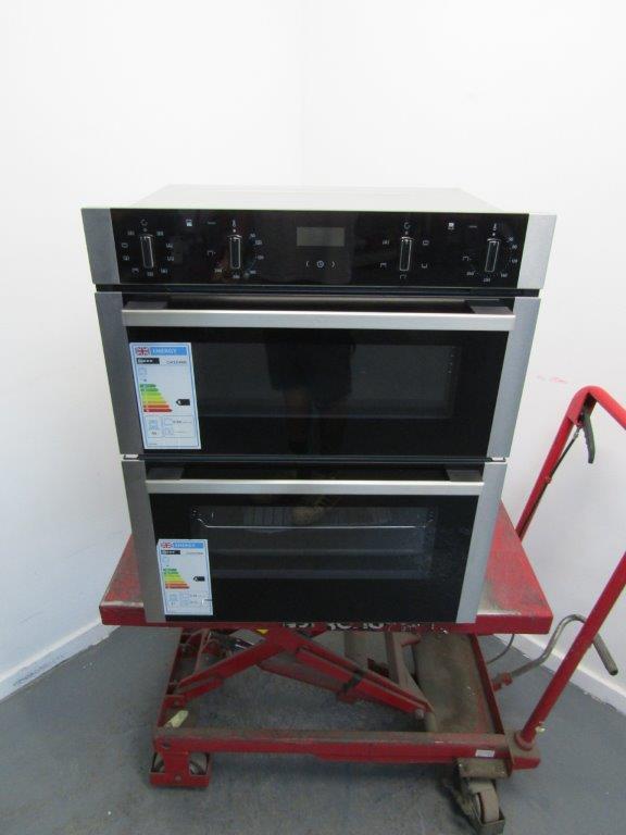 Neff J1ACE2HN0B Double Oven Built Under Electric Stainless Steel GRADE B