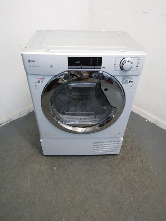 Hoover BATDH7A1TCE-80 Tumble Dryer 7kg Heat Pump Integrated White GRADE A