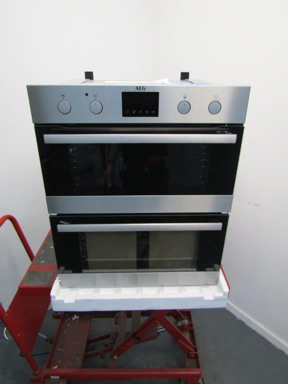 AEG DUB535060M Double Oven Built Under in Stainless Steel Grade A