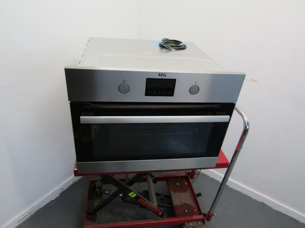 AEG KMK365060M Integrated Combi Microwave Oven Stainless Steel GRADE B