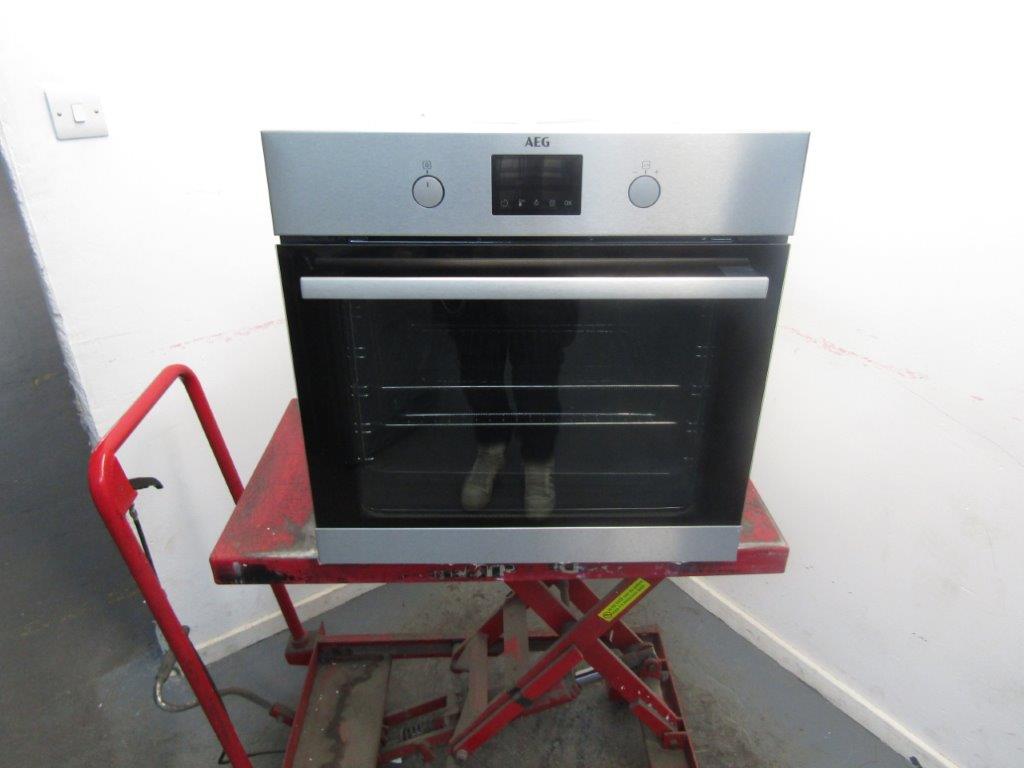 AEG BPS355061M Single Oven Built in Electric Stainless Steel GRADE A