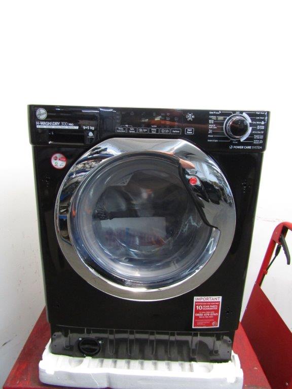 Hoover HBDOS695TAMCBT-80 Washer Dryer Integrated 9kg + 5kg 1600rpm Black GRADE B