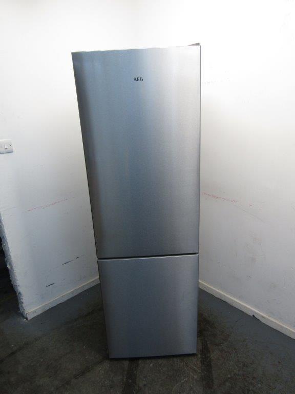 AEG RCB632E2MX 60cm Frost Free Fridge Freezer in Stainless Steel GRADE A