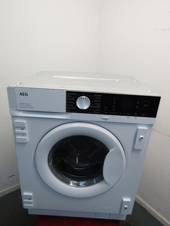 AEG LX6WG74634BI Washer Dryer Integrated 7kg + 4kg 1600rpm White REFURBISHED