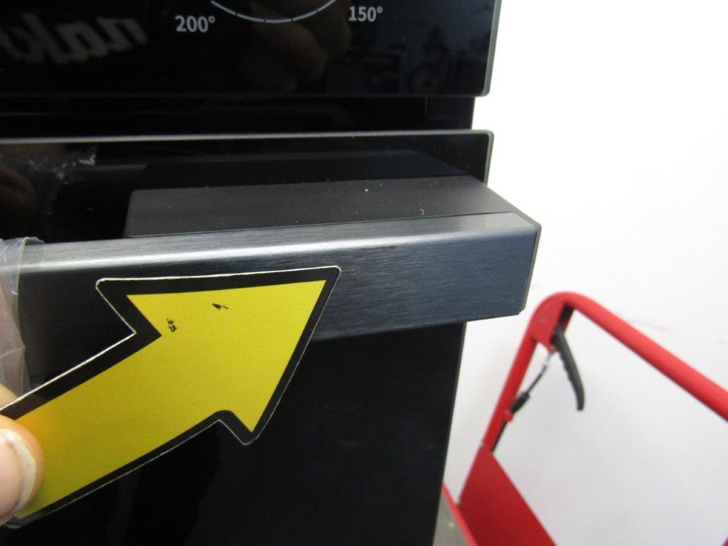 Hisense BUD714221ADBG Double Oven Built Under in Black. GRADE B