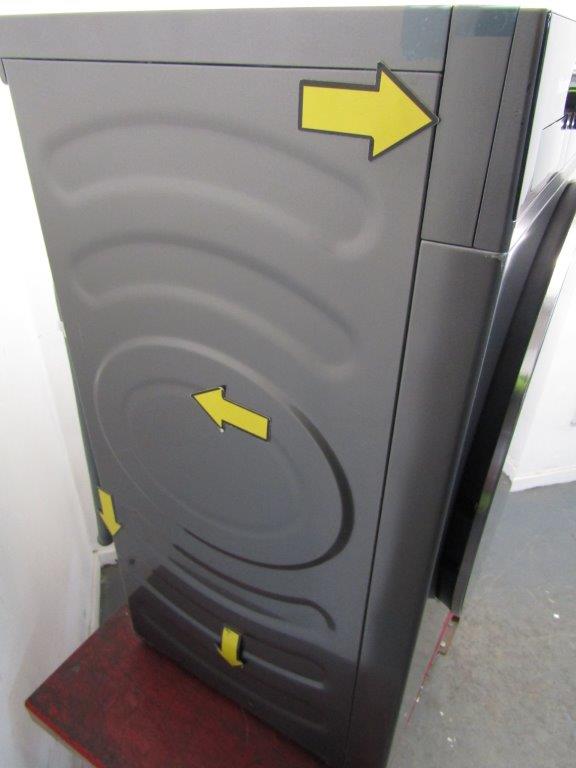 Hisense WF5I9043BTFS Washing Machine 9kg 1400rpm in Silver GRADE B