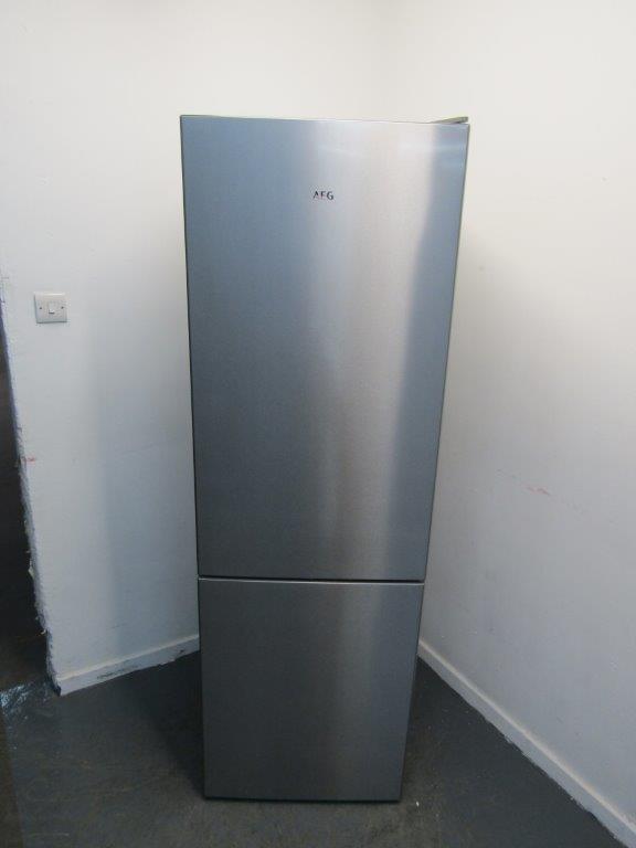 AEG RCB632E2MX 60cm Frost Free Fridge Freezer in Stainless Steel REFURBISHED