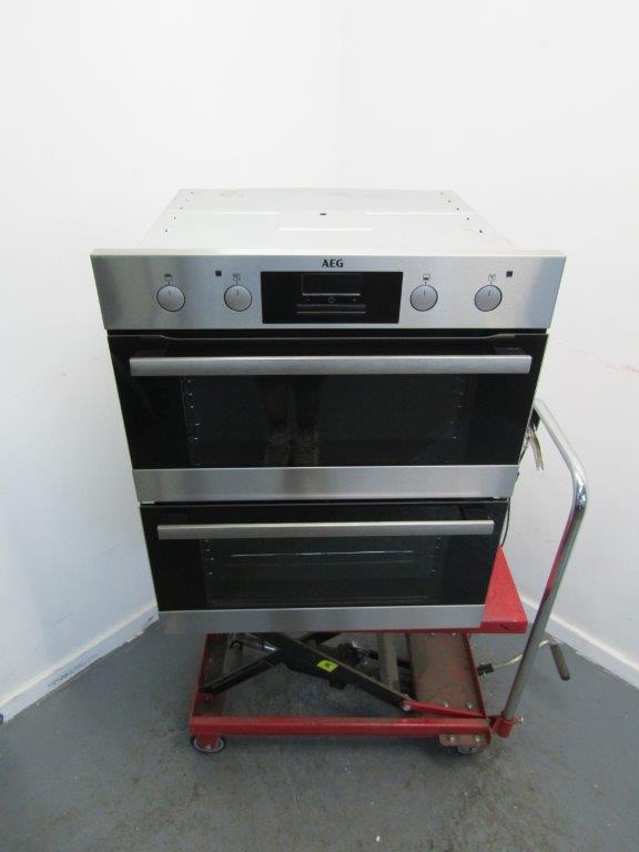 AEG DUB331110M Double Oven Built Under Stainless Steel GRADE B