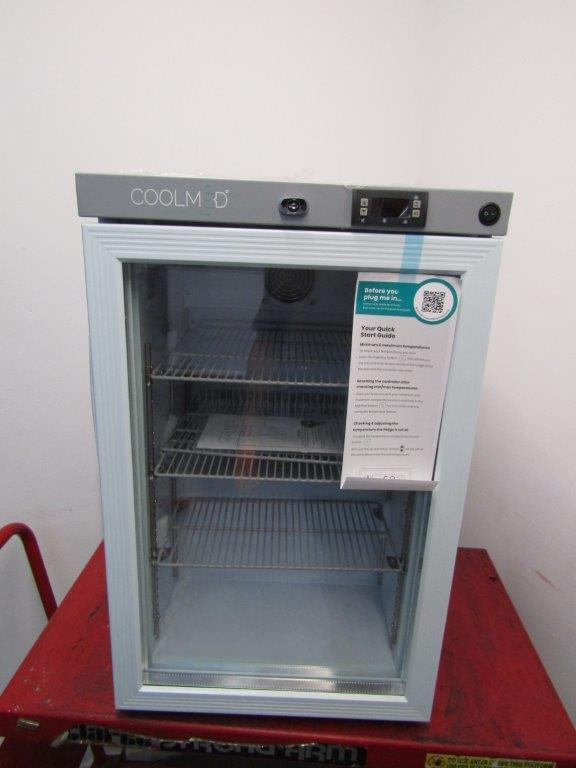 CoolMed CMG59 Pharmacy Refrigerator Glass Door 59L in White GRADE  A