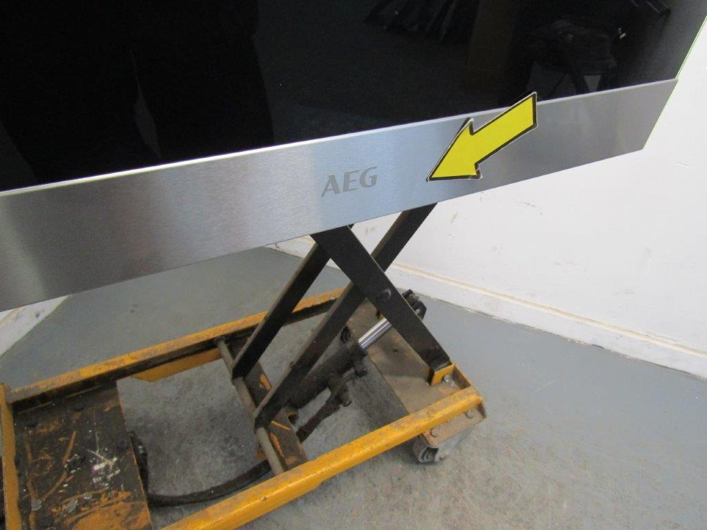 AEG KDK912922M 30cm High Warming Drawer Black & Stainless Steel GRADE B