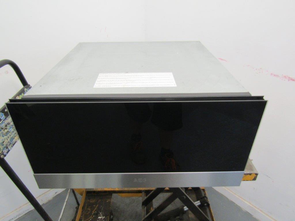 AEG KDK912922M 30cm High Warming Drawer Black & Stainless Steel GRADE B
