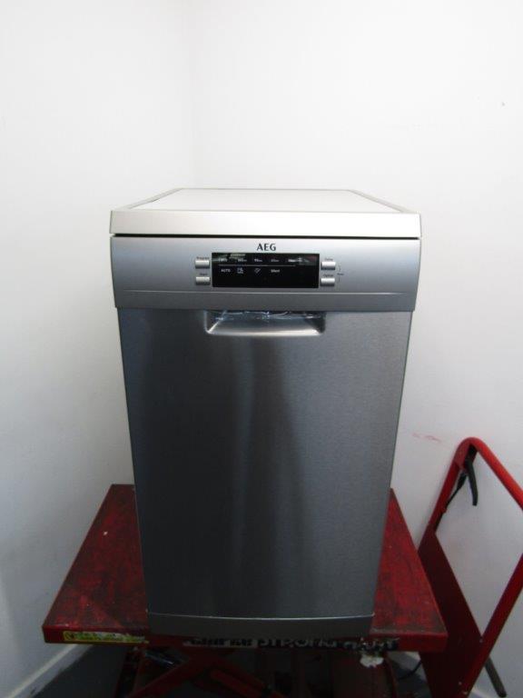 AEG FFB73527ZM Slimline Dishwasher Freestanding Stainless Steel GRADE A