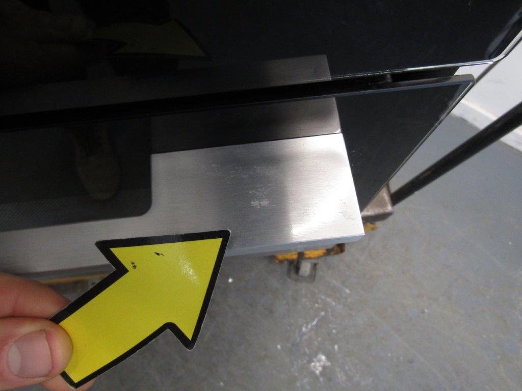 Rangemaster RMB7245BL/SS Double Built Under Oven Stainless Steel GRADE B