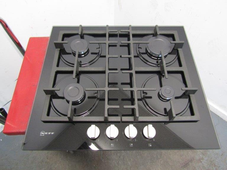 Neff T26CB49S0 Gas Hob 60cm 4 Burner in Black GRADE B