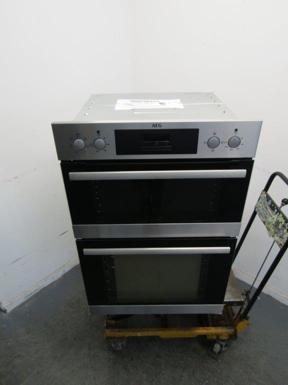 AEG DEB331010M Double Oven Built in Electric Stainless Steel GRADE A