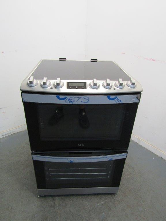 AEG CCB6741ACM Electric Cooker 60cm Ceramic Stainless Steel GRADE B