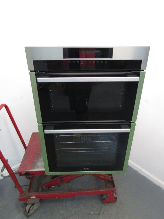 AEG DCE731110M Double Oven Electric Built In Stainless Steel GRADE A