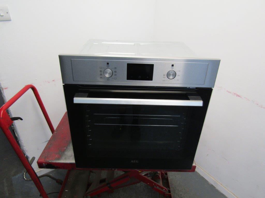 AEG BEX335011M Single Oven Electric Built in Stainless Steel GRADE A