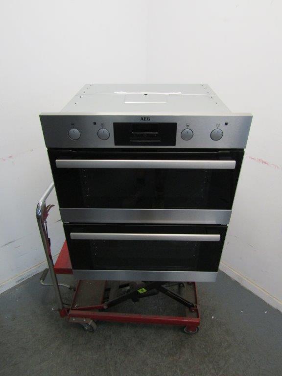 AEG DUB331110M Double Oven Built Under Stainless Steel REFURBISHED