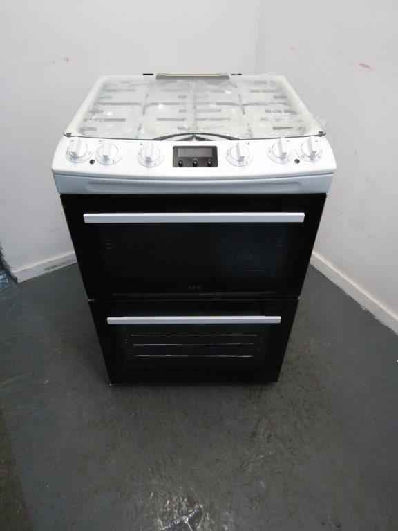 AEG CKX6540ACW Cooker Dual Fuel 60cm in White GRADE B