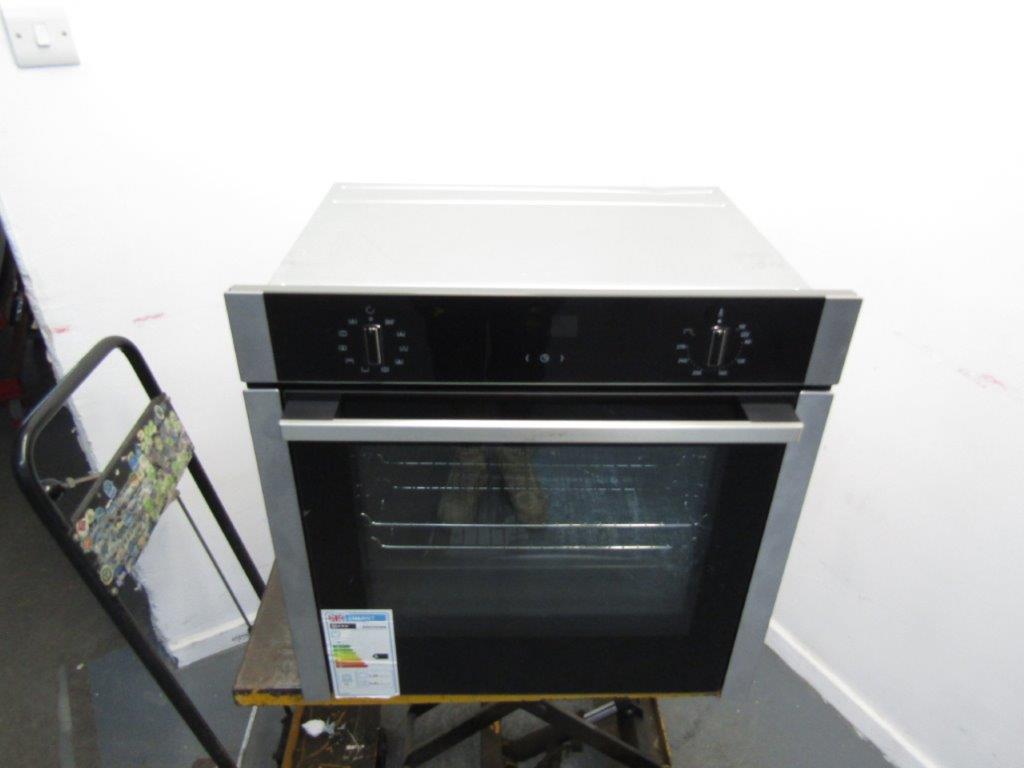 Neff B3ACE4HN0B Single Oven Electric Slide & Hide Built Stainless Steel GRADE B