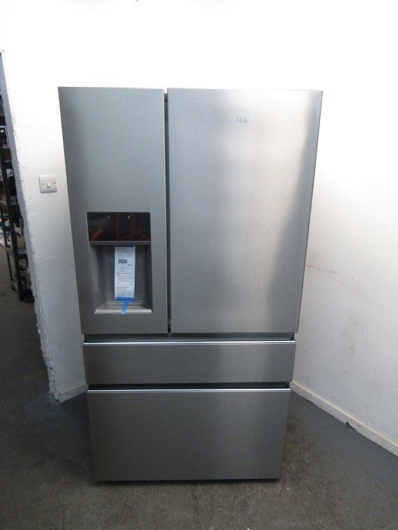 AEG RMB954F9VX Fridge Freezer American Stainless Steel GRADE B