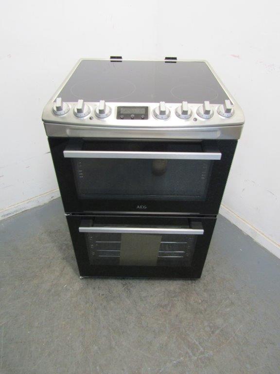 AEG CCX6740ACM Ceramic Cooker 60cm in Stainless Steel GRADE B