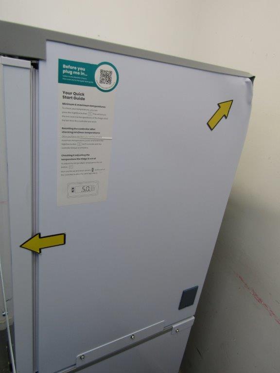 Coolmed CMLFF260 Laboratory Fridge Freezer 260 Litre White GRADE B