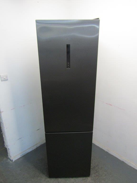 AEG RCB736E3MB Frost Free Fridge Freezer 60cm in in Black Steel GRADE A