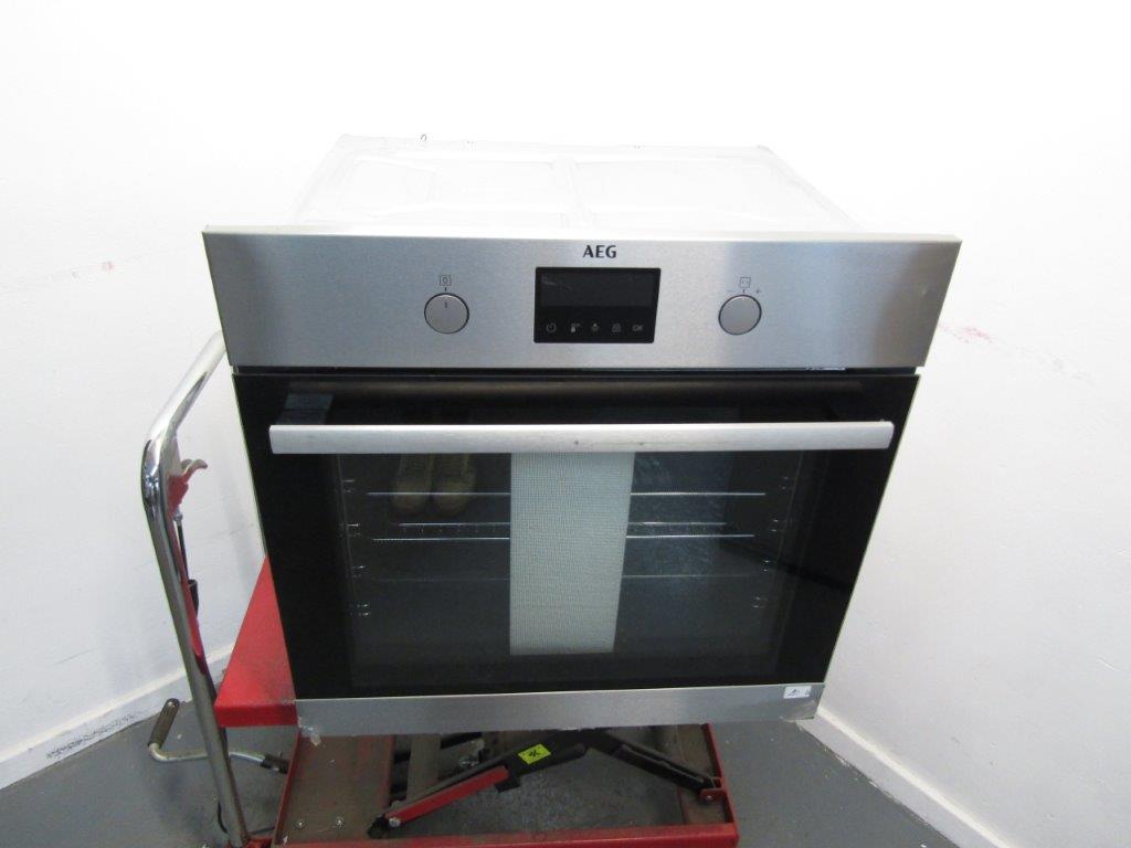 AEG BEK33506HM Single Oven Electric Built in Stainless Steel GRADE B