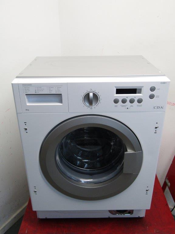 CDA CI381 8kg 1400 rpm Fully Integrated Washing Machine in White GRADE B