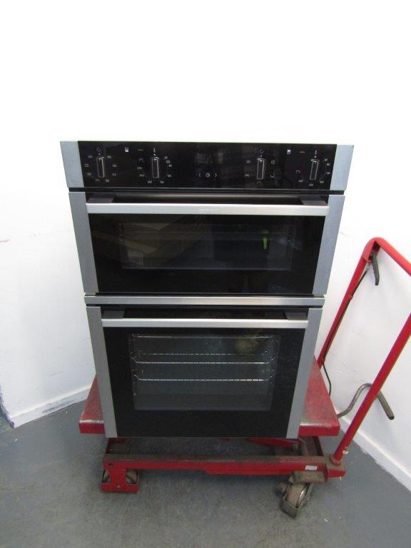 Neff U1ACE2HN0B Double Oven Electric Built In Black & Stainless Steel REFURBISHED