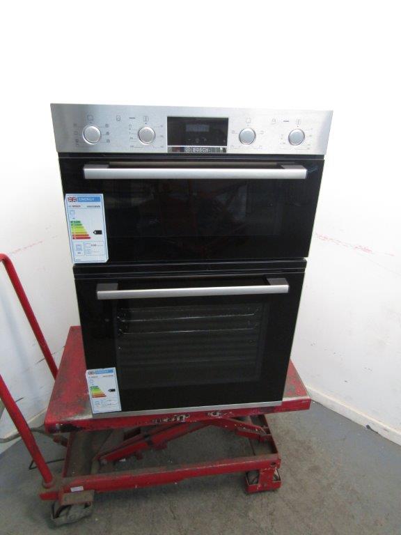 Bosch MBS533BS0B Double Oven Electric Built in Stainless Steel GRADE B