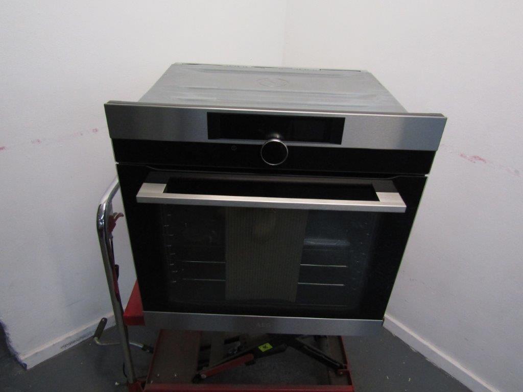 AEG BPK948330M Single Oven Built In Electric Pyrolytic Stainless Steel GRADE A