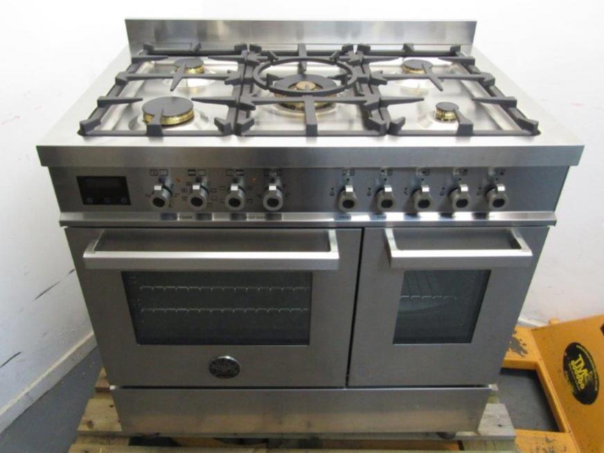 Bertazzoni PRO905MFEDXE 90cm Dual Fuel Range Cooker Stainless Steel GRADE B