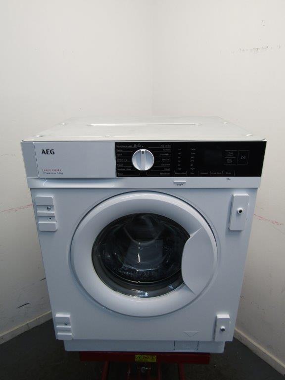 AEG LFX6G8434BI Washing Machine Integrated 8kg 1400rpm White GRADE A