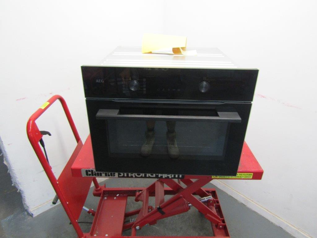 AEG NKK6N501B Combination Microwave and Oven in Black GRADE A