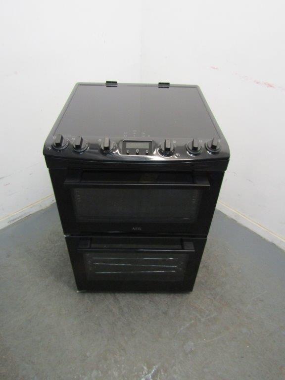 AEG CIX6540ACB 60cm Electric Cooker with Induction Hob in Black REFURBISHED