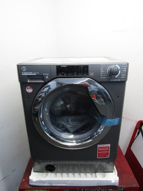 Hoover HBDOS695TAMCRE80 Integrated W/D 9kg + 5kg 1600rpm Anthracite GRADE A