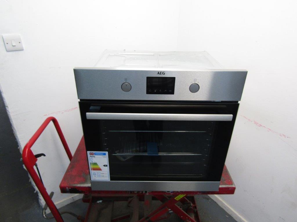 AEG BPS355061M Single Oven Built in Electric  in Stainless Steel GRADE A